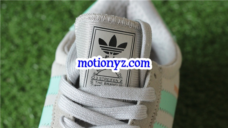 Real Boost Adidas Iniki Runner Green Grey BB2747